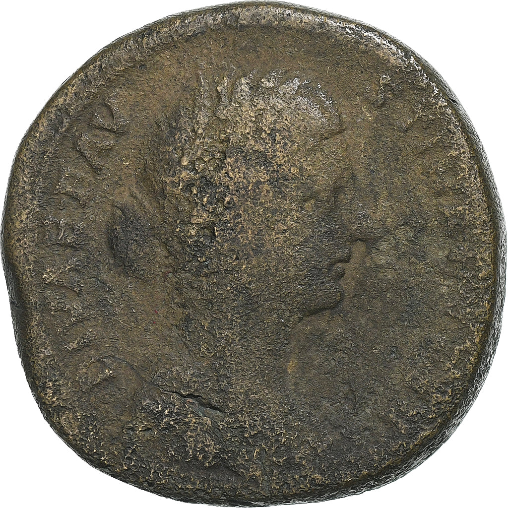 Diva Faustina II, 
  
  Sestertius, 
  
  176-180