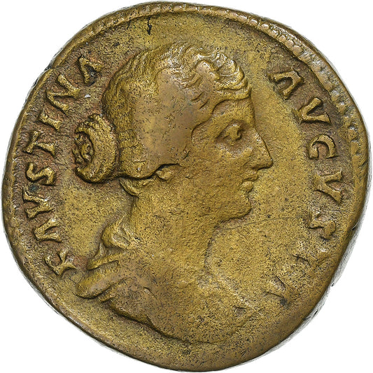 Faustyně II. 
  
  Sestertius, 
  
  161-176