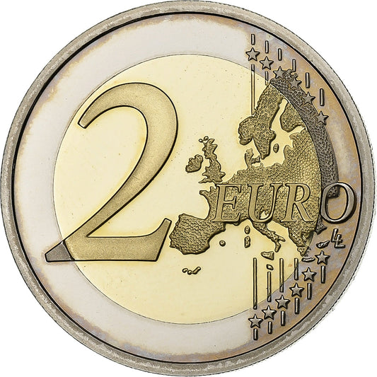 Francie, 
  
  2 eura, 
  
  Rubánská růže