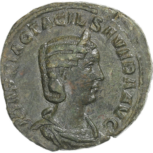 Otacilia Severa, 
  
  Sestertius, 
  
  244-249