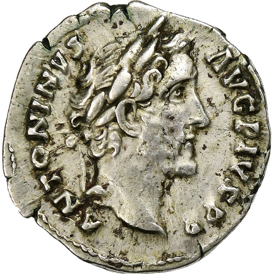 Antoninus Pius, 
  
  denár, 
  
  145-161