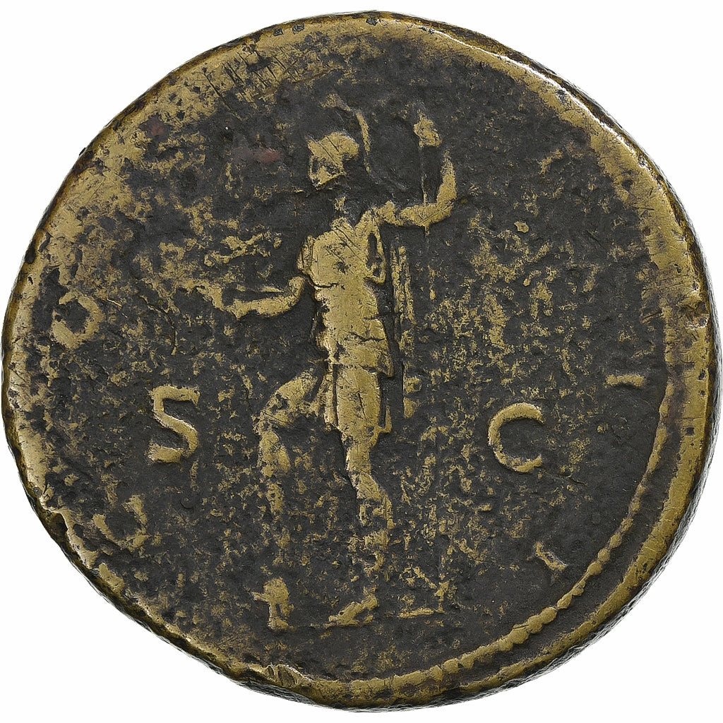 Hadrián, 
  
  Sestertius, 
  
  125-127