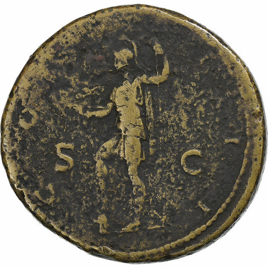 Hadrián, 
  
  Sestertius, 
  
  125-127