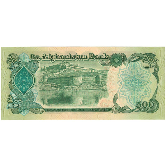 Bankovka, 
  
  Afghánistán, 
  
  500 Afghánců
