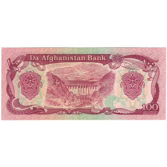 Bankovka, 
  
  Afghánistán, 
  
  100 Afghánců