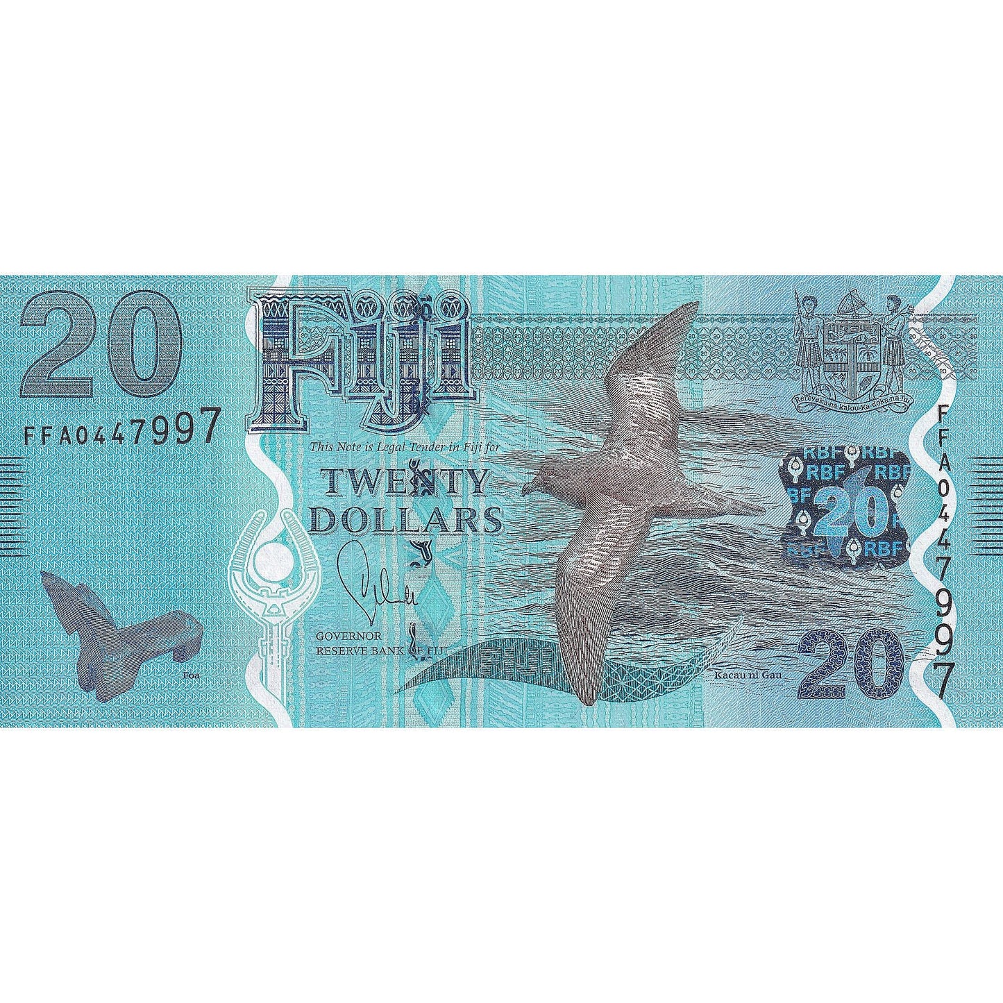 Fidži, 
  
  20 dolarů, 
  
  2013