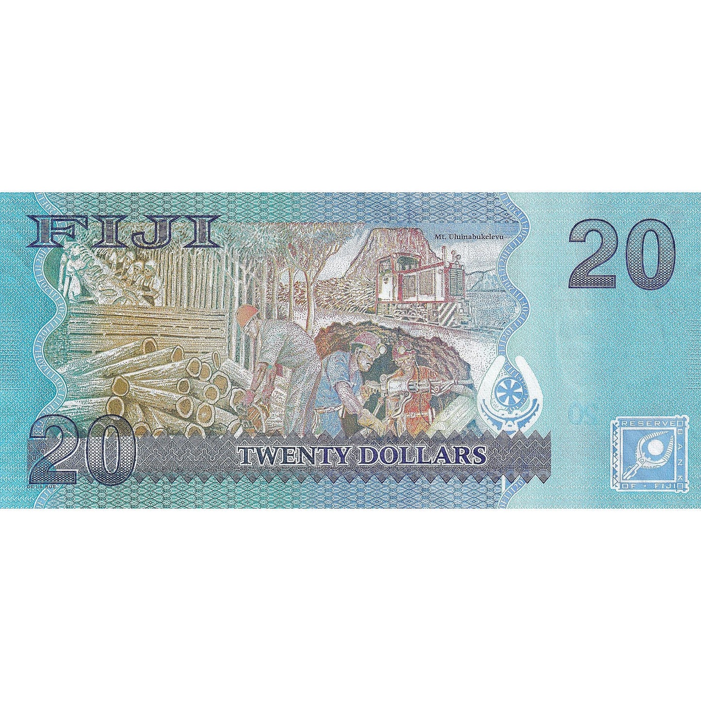 Fidži, 
  
  20 dolarů, 
  
  2013