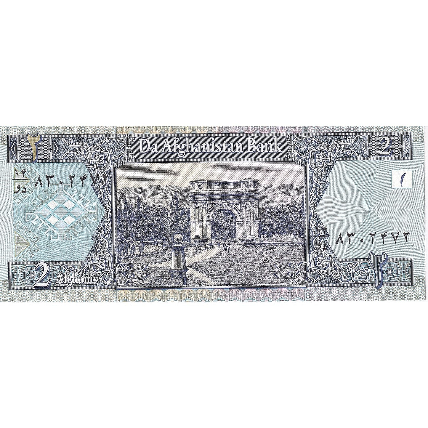 Afghánistán, 
  
  2 Afghánci, 
  
  2002