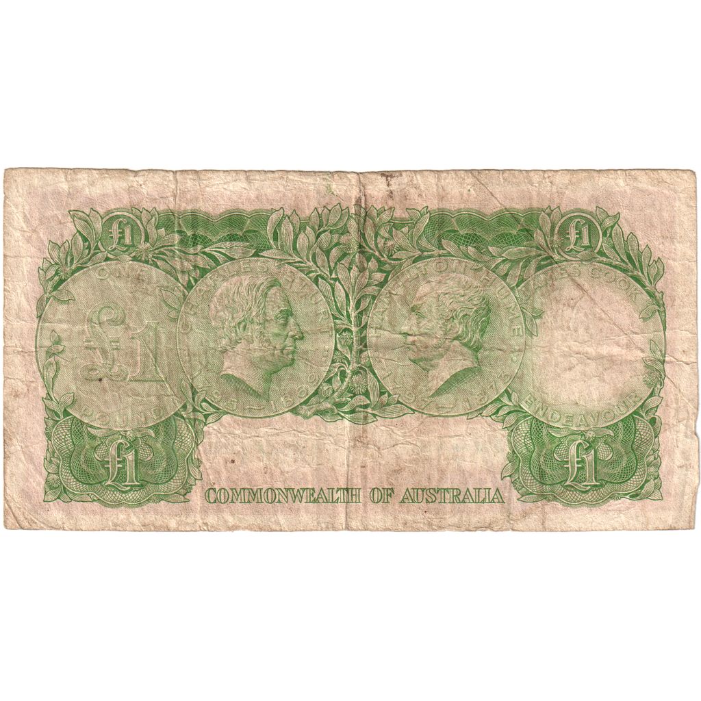 Austrálie, 
  
  1 libra, 
  
  Nedatováno (1960-1961)