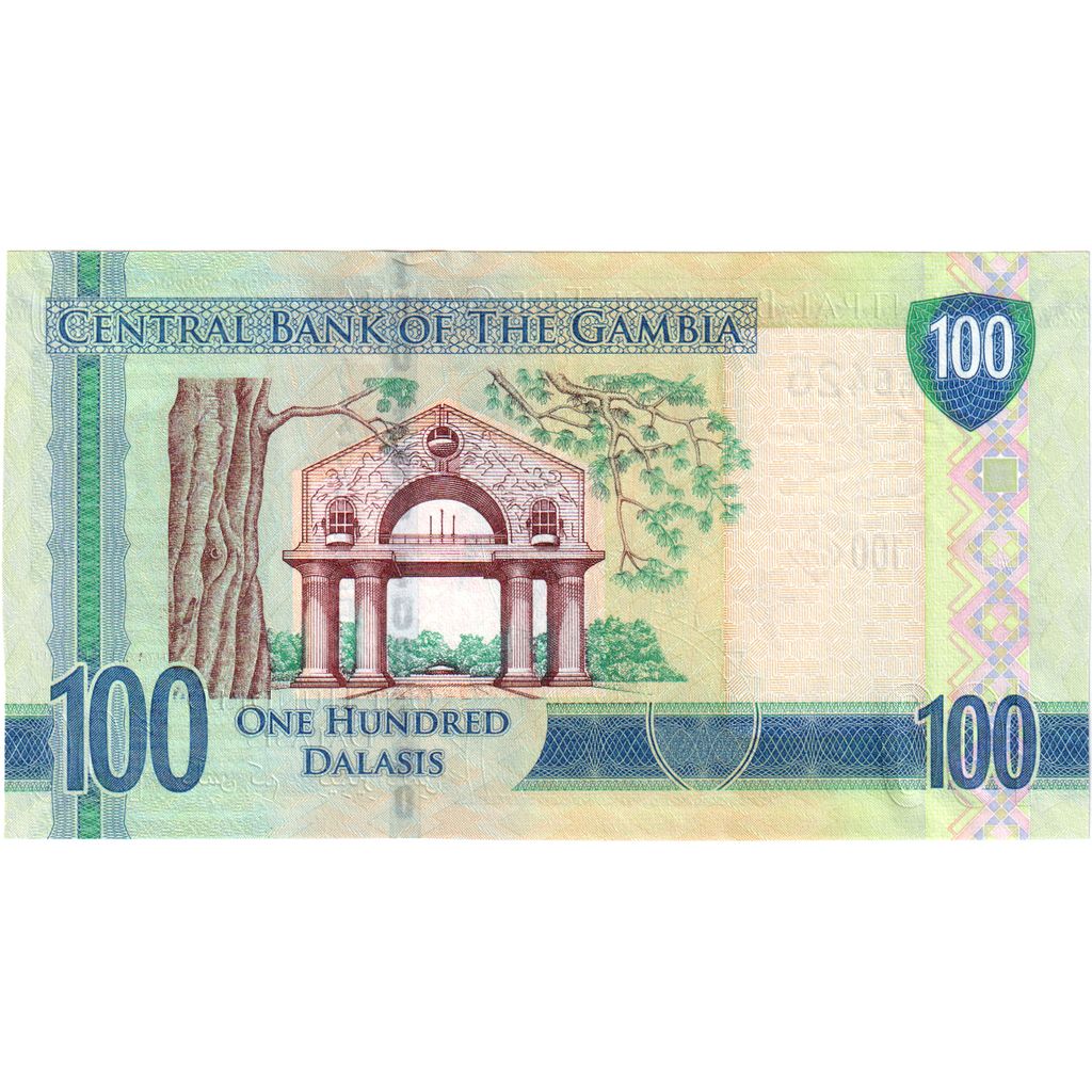 Gambie, 
  
  100 Dalasi, 
  
  2015