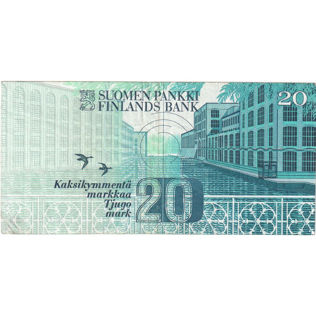 Finsko, 
  
  20 Markkaa, 
  
  VF(30-35)