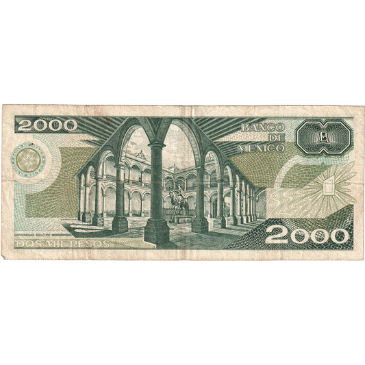 Mexiko, 
  
  2000 pesos, 
  
  1984-10-30