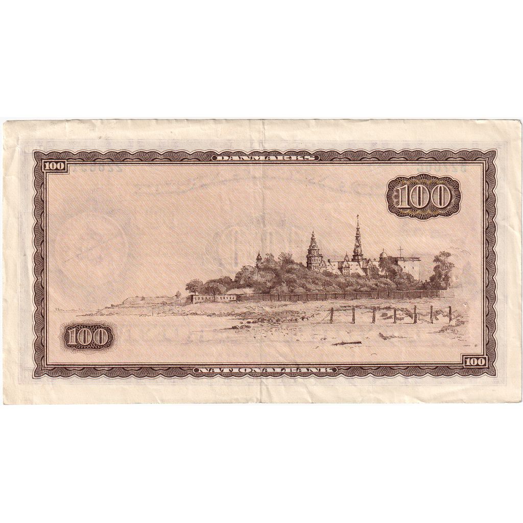 Dánsko, 
  
  100 korun, 
  
  EF(40-45)
