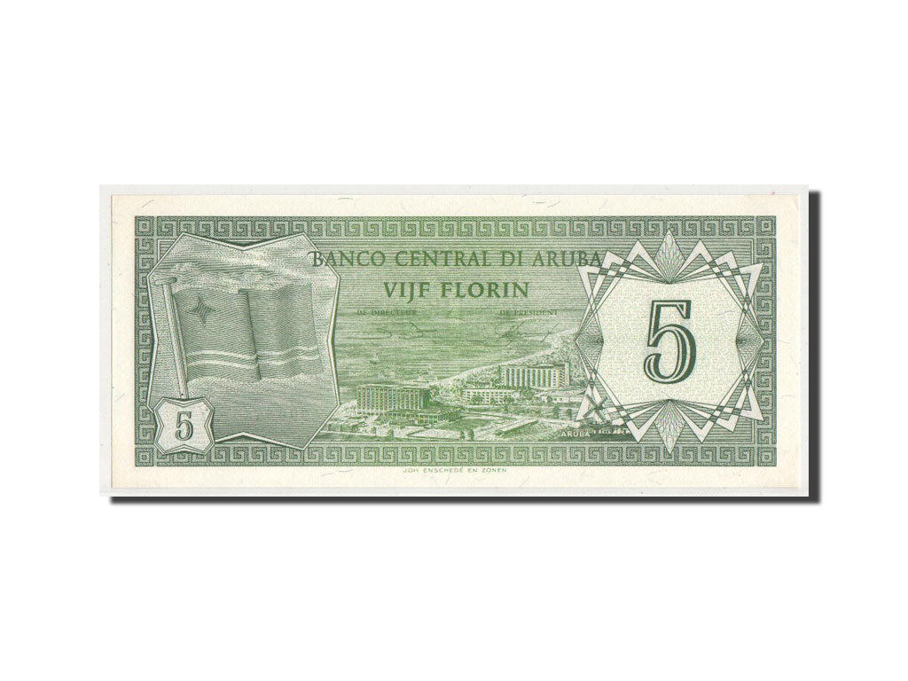 Bankovka, 
  
  Aruba, 
  
  5 Florin