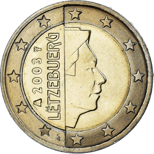 Lucembursko, 
  
  2 eura, 
  
  2003