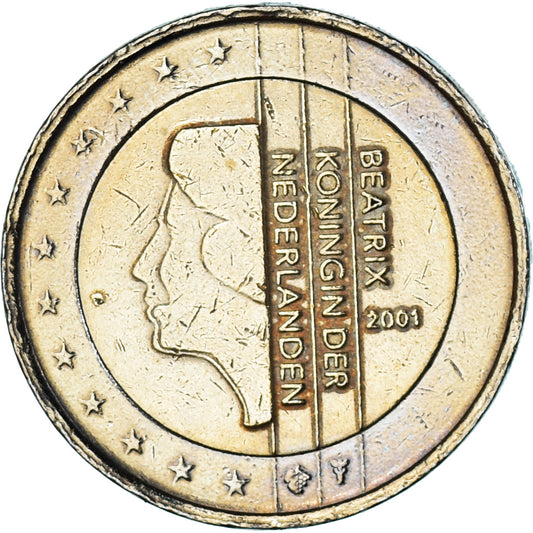 Nizozemí, 
  
  2 eura, 
  
  2001