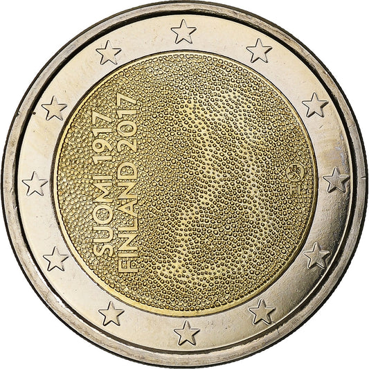 Finsko, 
  
  2 eura, 
  
  Nezávislost