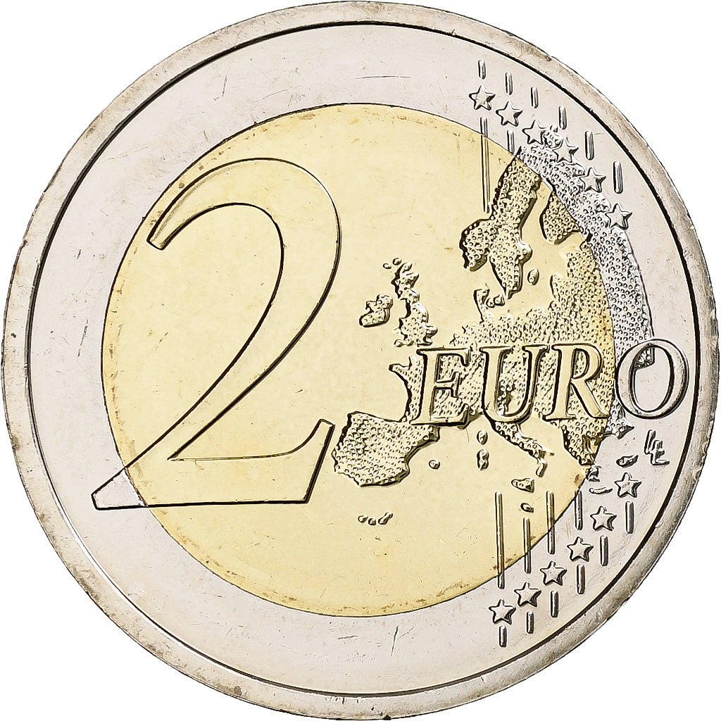 Slovensko, 
  
  2 eura, 
  
  25. výročí Republiky