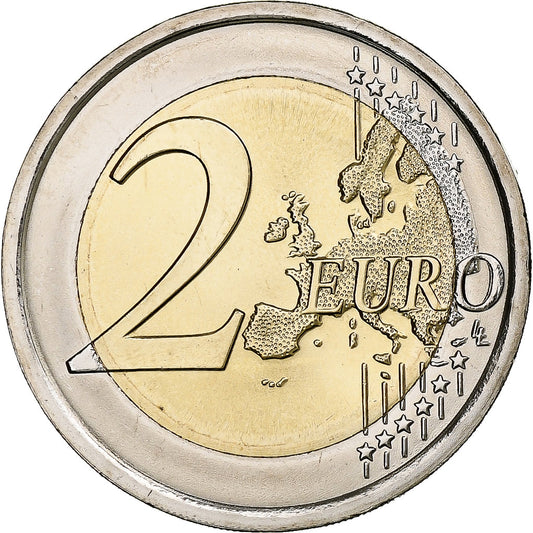 Itálie, 
  
  2 eura, 
  
  2018