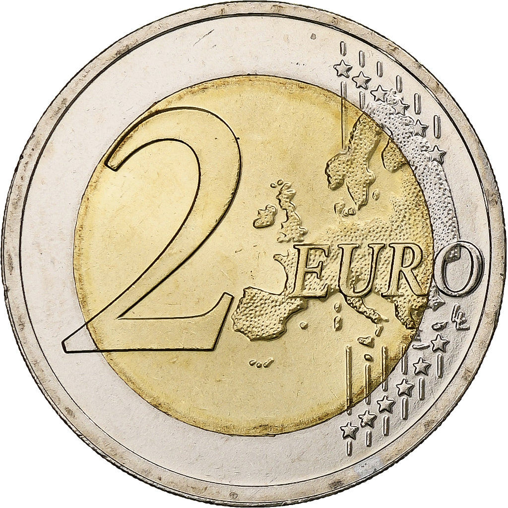 Lotyšsko, 
  
  2 eura, 
  
  2018