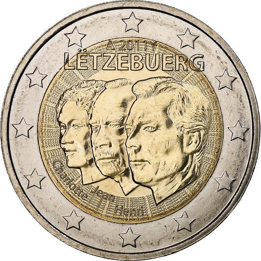 Lucembursko, 
  
  Henri, 
  
  2 eura