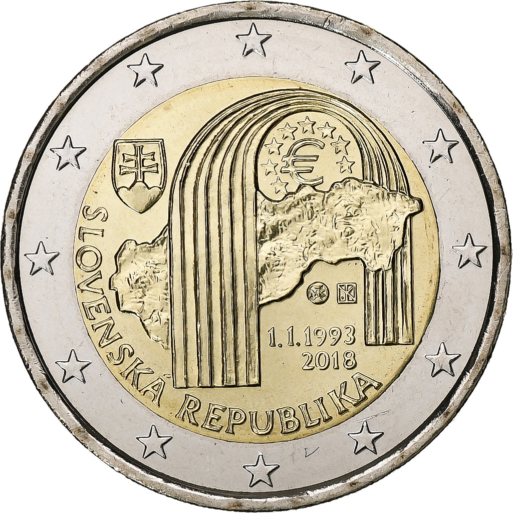 Slovensko, 
  
  2 eura, 
  
  2018