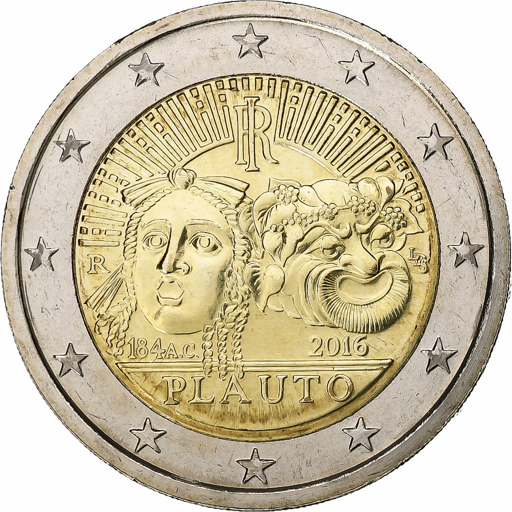 Itálie, 
  
  2 eura, 
  
  2016
