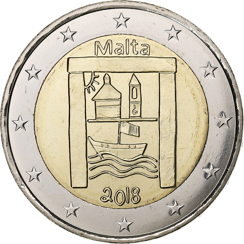 Malta, 
  
  2 eura, 
  
  Od dětí v solidaritě