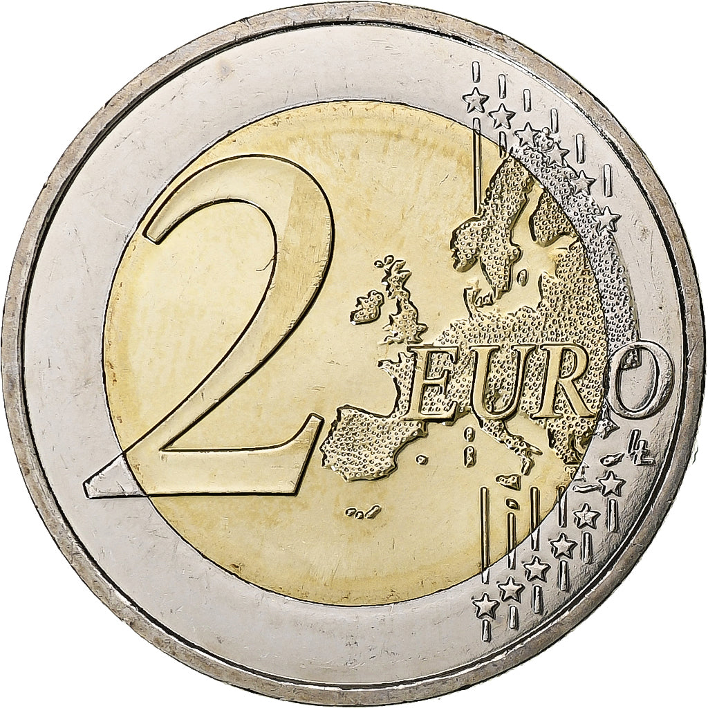 Francie, 
  
  2 eura, 
  
  Chute du mur de Berlin