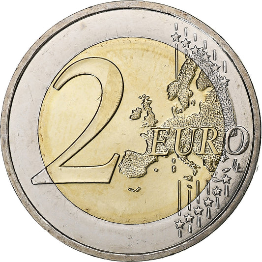 Francie, 
  
  2 eura, 
  
  Chute du mur de Berlin