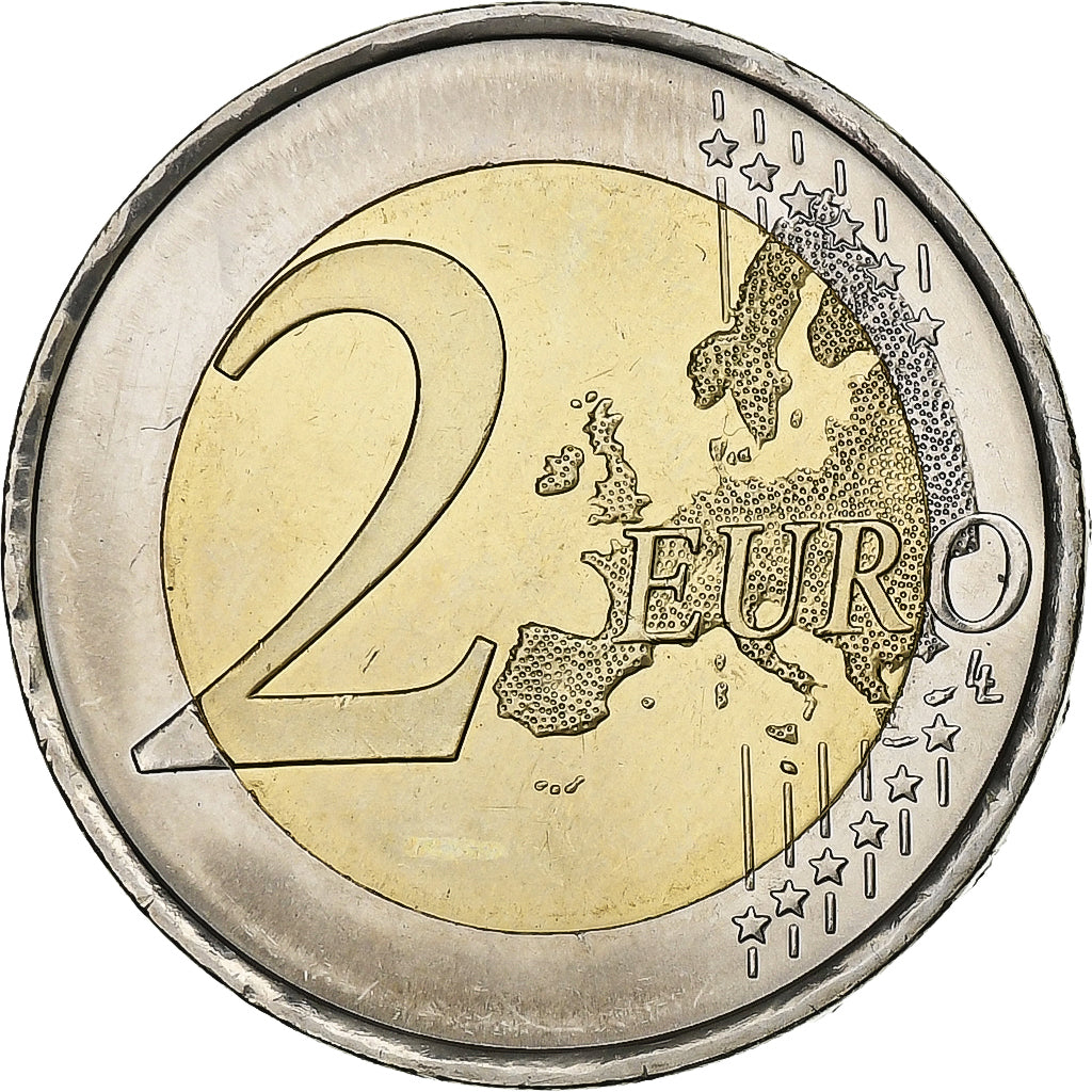 Španělsko, 
  
  2 eura, 
  
  Aqueduc de Ségovie
