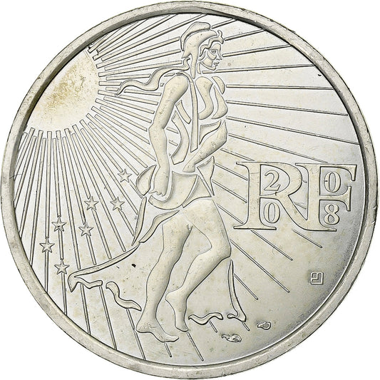 Francie, 
  
  15 euro, 
  
  Semeuse