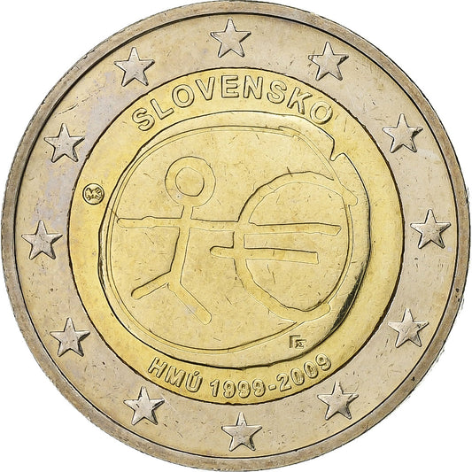 Slovensko, 
  
  2 eura, 
  
  Evropská měnová unie
