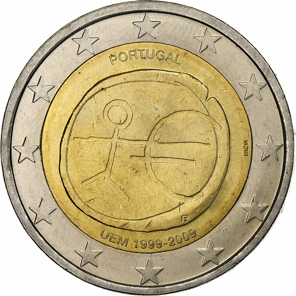 Portugalsko, 
  
  2 eura, 
  
  UEM