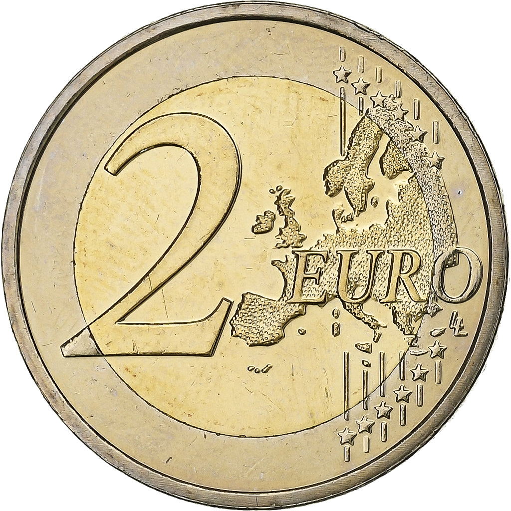 Malta, 
  
  2 eura, 
  
  Evropská měnová unie