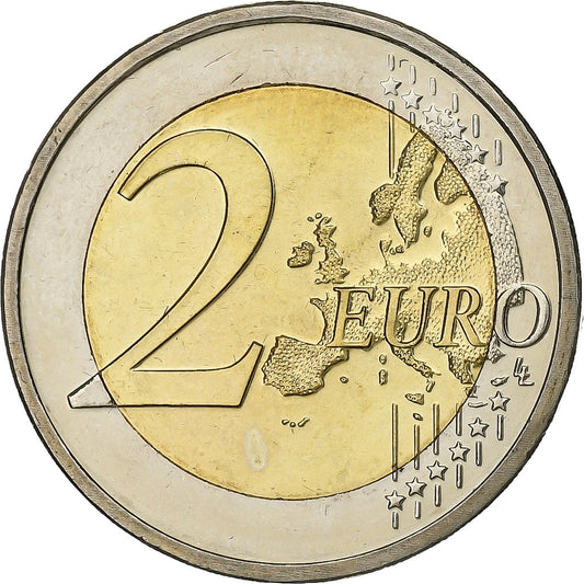 Kypr, 
  
  2 eura, 
  
  Union économique et monétaire