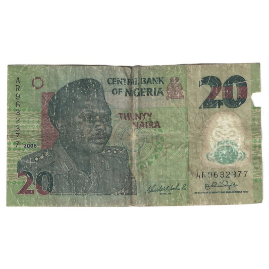 Bankovka, 
  
  Nigérie, 
  
  20 Naira