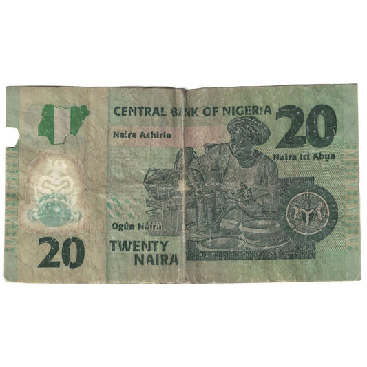 Bankovka, 
  
  Nigérie, 
  
  20 Naira