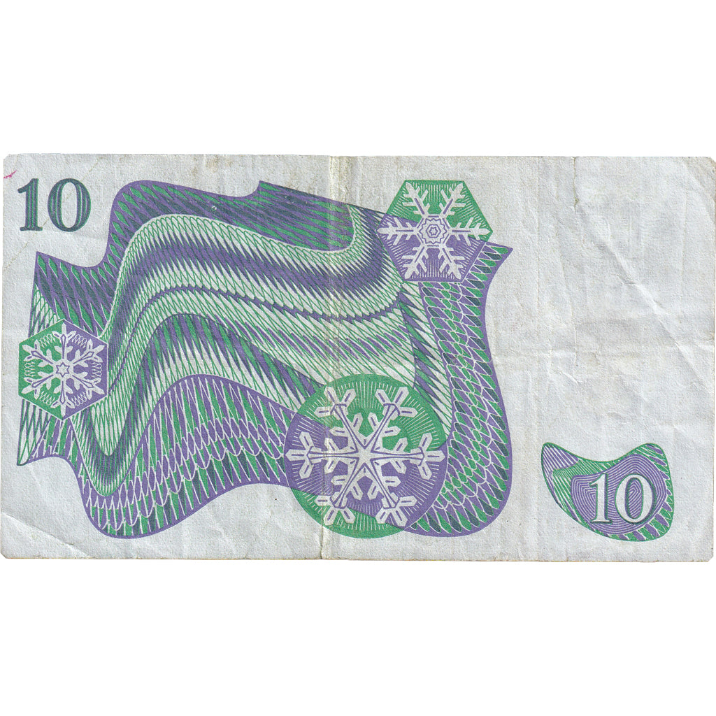Bankovka, 
  
  Švédsko, 
  
  10 korun