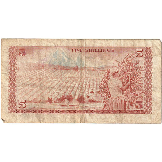 Keňa, 
  
  5 šilinků, 
  
  1978