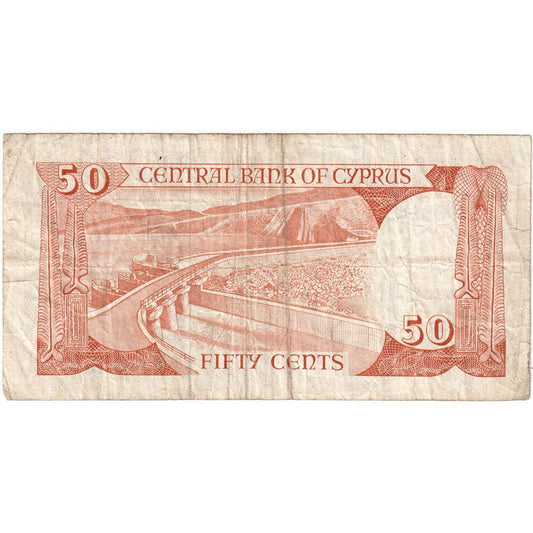 Kypr, 
  
  50 centů, 
  
  1987-04-01