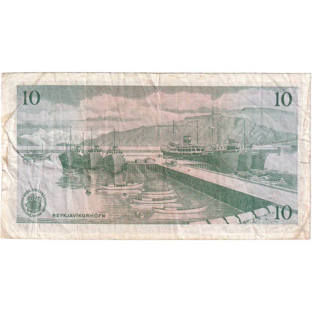 Island, 
  
  10 korun, 
  
  1961-03-29