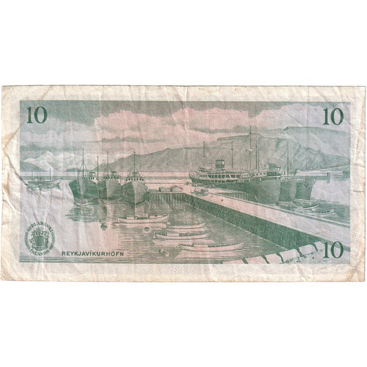 Island, 
  
  10 korun, 
  
  1961-03-29