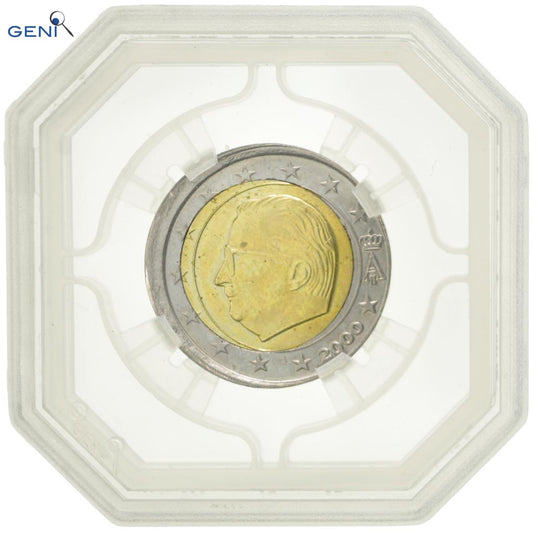 Belgie, 
  
  2 eura, 
  
  2000