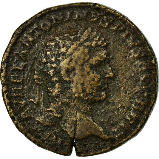 Mince, 
  
  Caracalla, 
  
  Sestertius