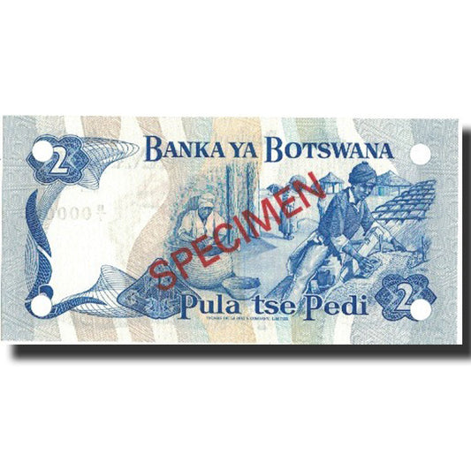 Bankovka, 
  
  Botswana, 
  
  2 Pula