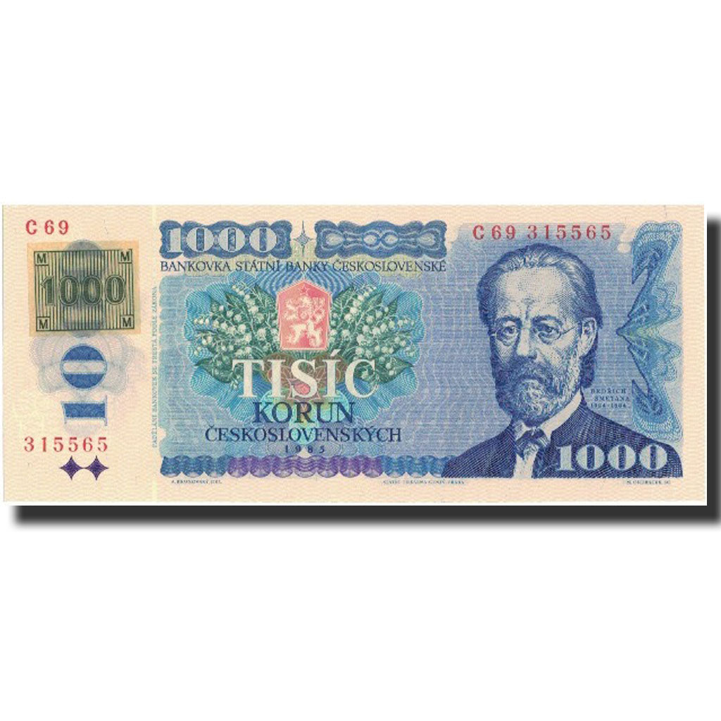 Bankovka, 
  
  Česká republika, 
  
  1000 korun