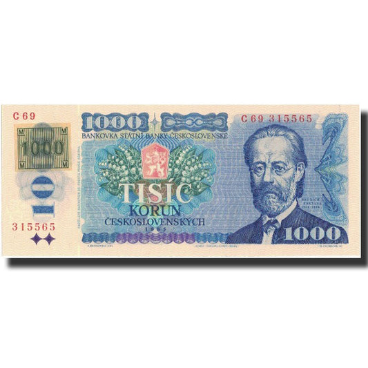 Bankovka, 
  
  Česká republika, 
  
  1000 korun