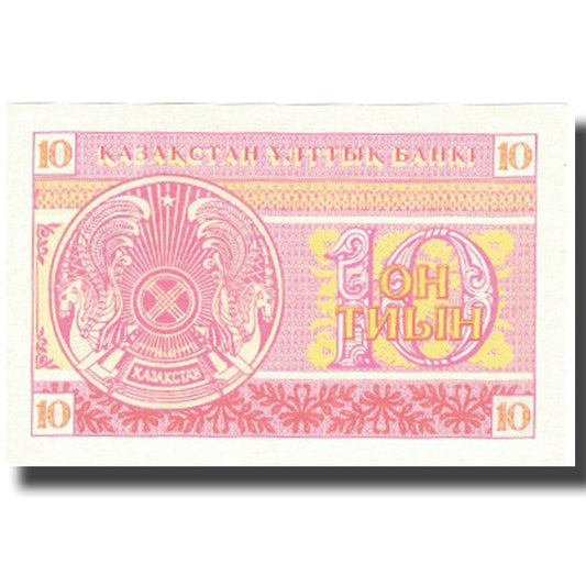 Bankovka, 
  
  Kazachstán, 
  
  10 Tyin