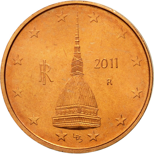 Itálie, 
  
  2 euro centy, 
  
  2011
